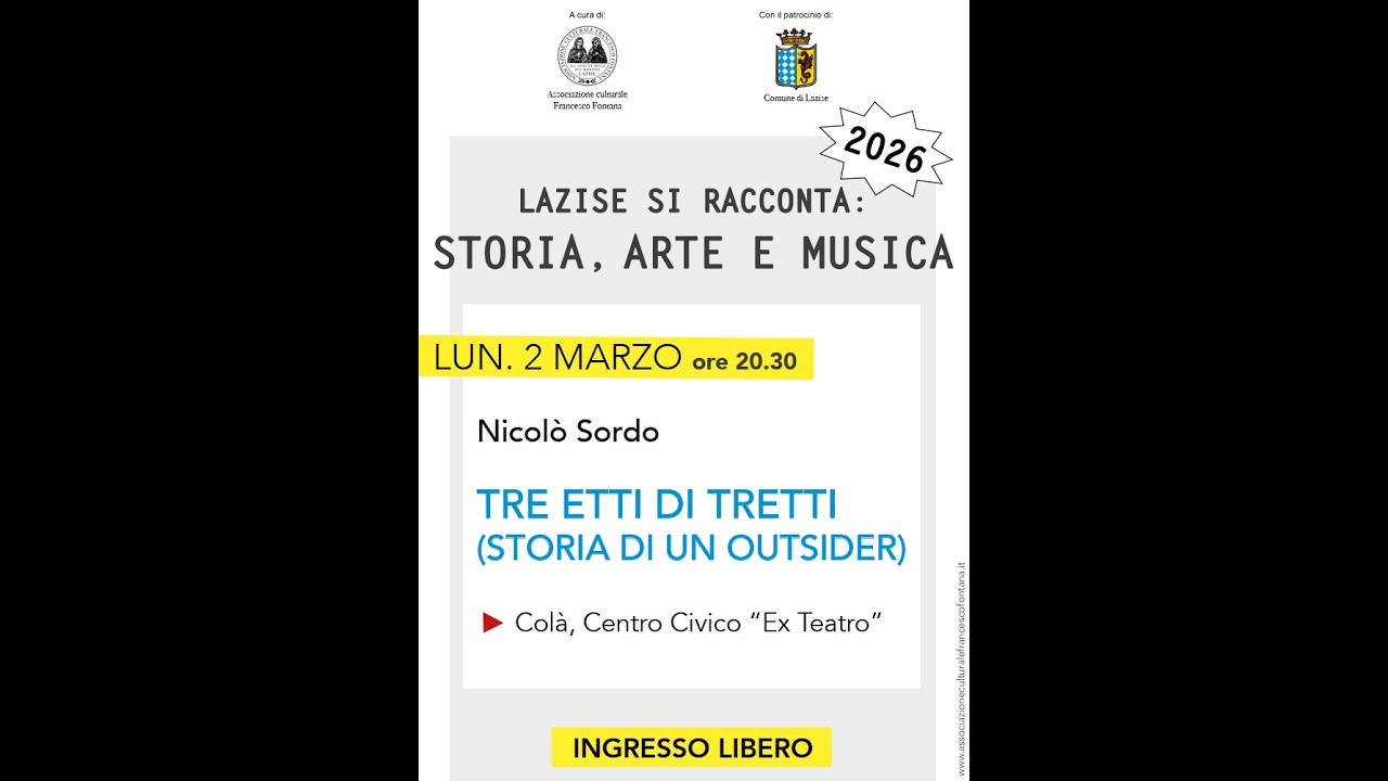Nicolò Sordo - Tre etti di Tretti - 2/3/2026