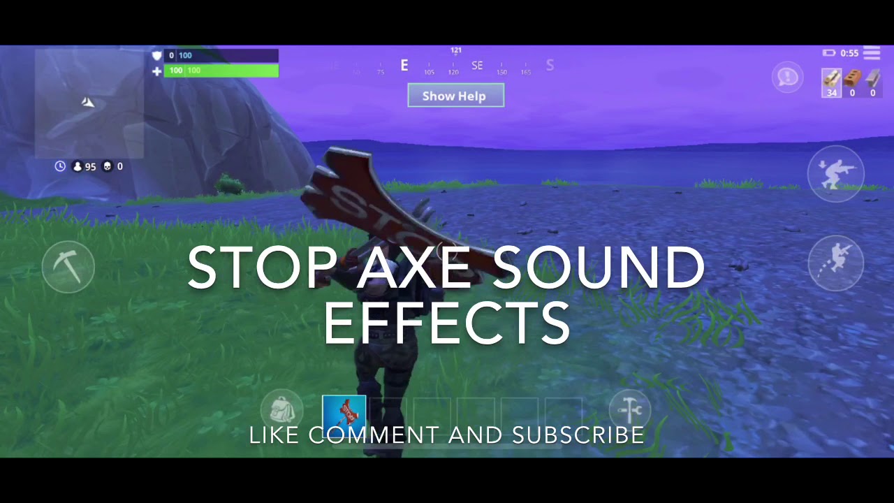 *NEW* STOP AXE FORTNITE PICKAXE SOUND EFFECTS AND GAMEPLAY! @xlPhilly