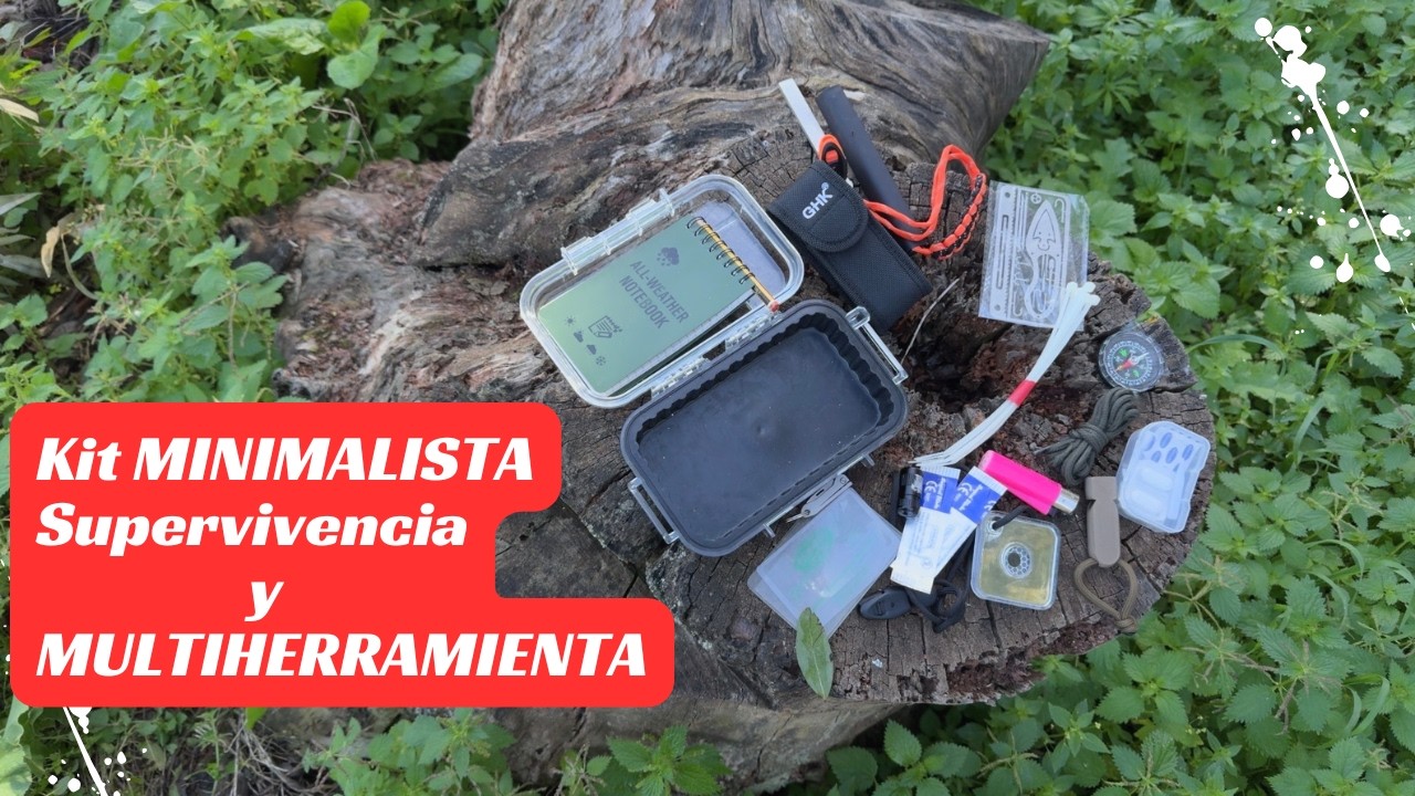 Kit MINIMALISTA de SUPERVIVENCIA y MULTIHERRAMIENTA