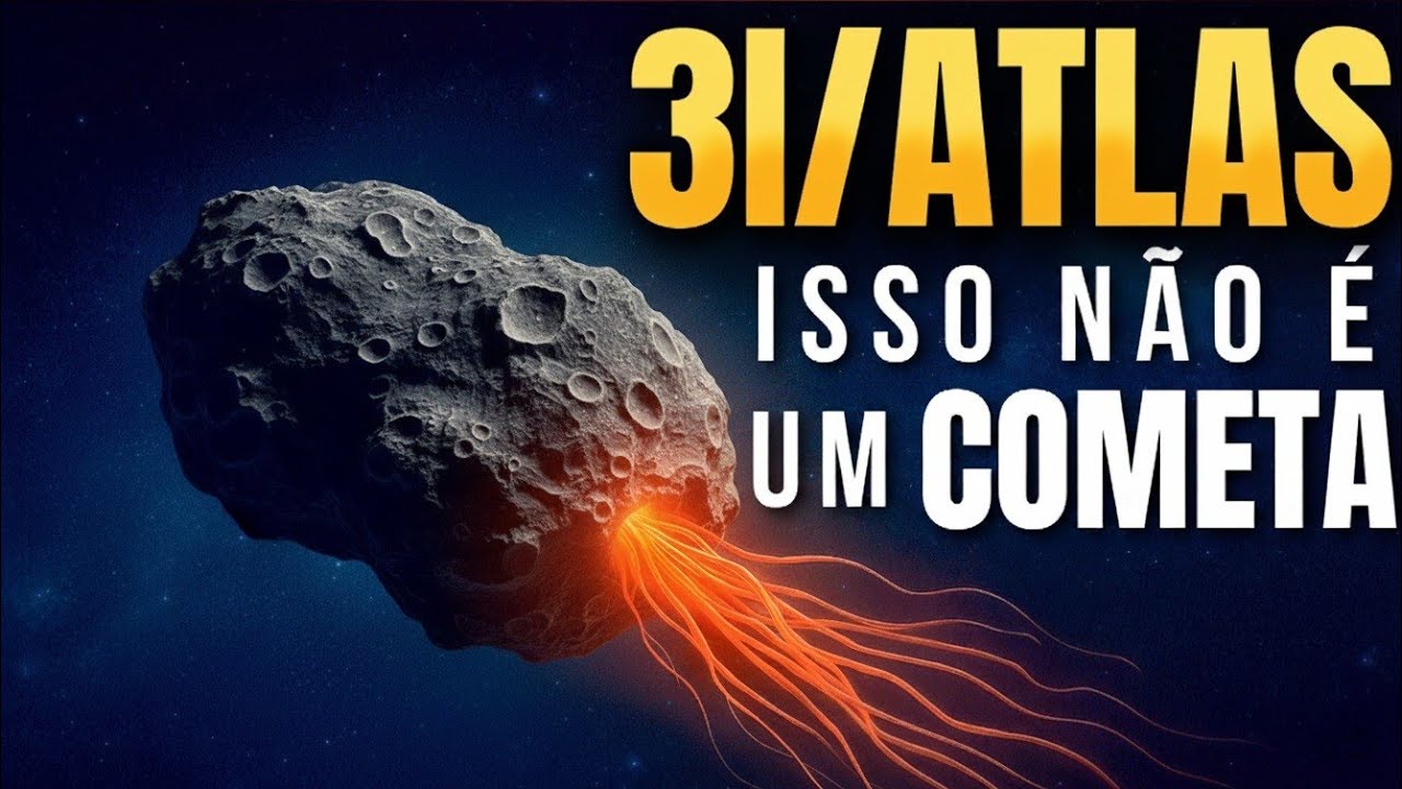 Isso N&atilde;o &eacute; um Cometa: O Objeto 3I Atlas Acelerou Sozinho