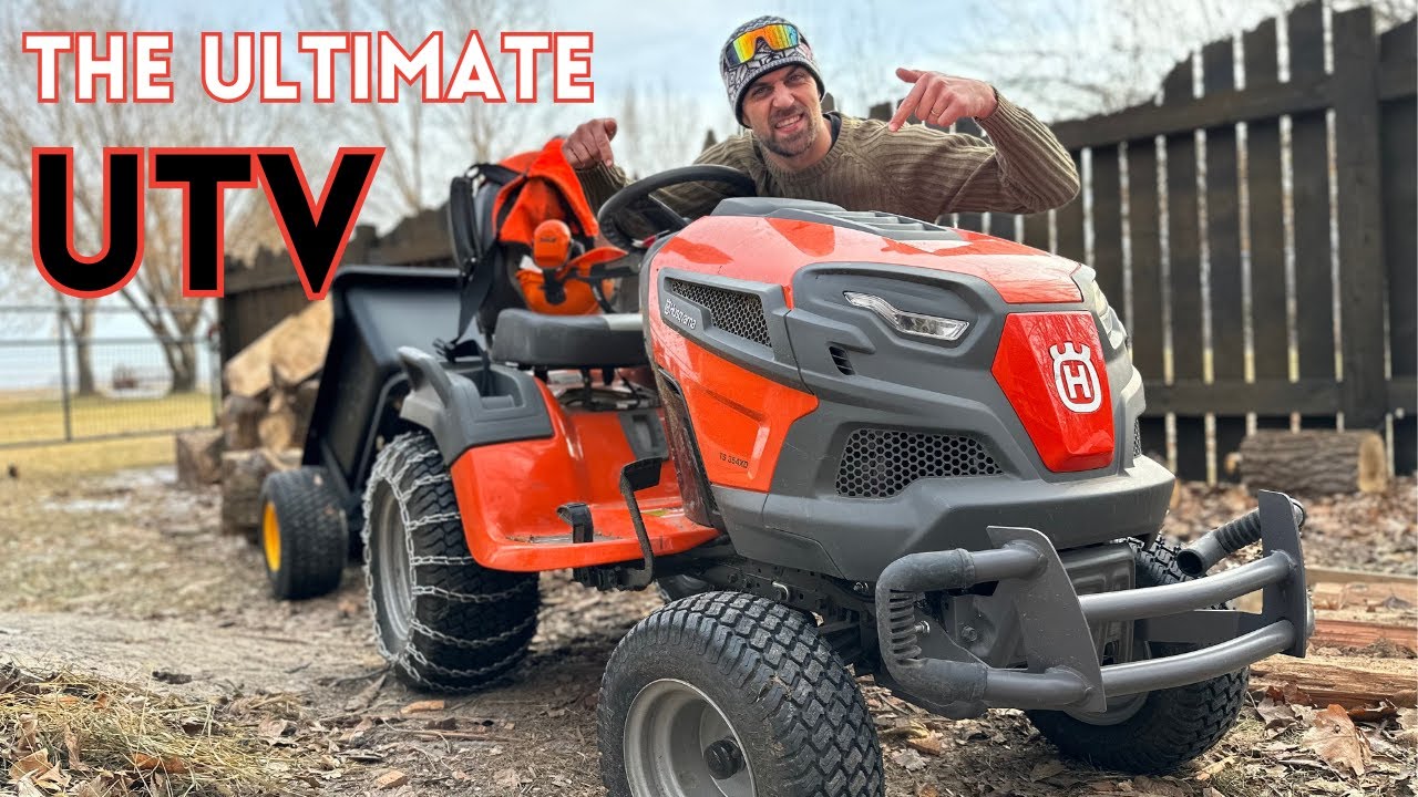 Your ATV can't compete with my Lawn Mower: Husqvarna TS 354XD