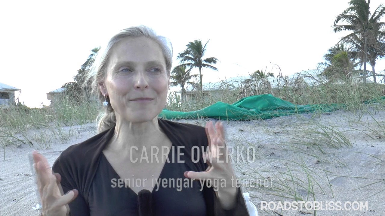 Working on Balance( interview) with Carrie Owerko , Senior  Iyengar Yoga Teacher