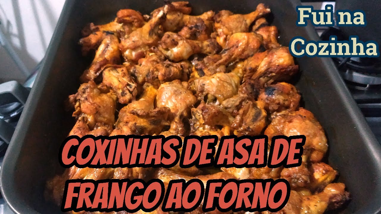 COXINHAS DE ASA DE FRANGO AO FORNO | FUI NA COZINHA