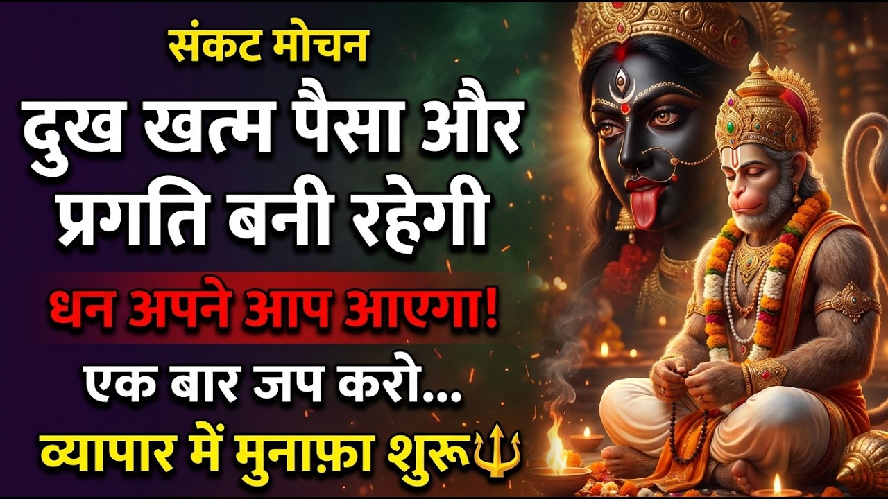 कृपा का मार्ग है 🙏 संकट मोचन — जिस घर में यह गूंजा… वह घर करोड़पति बन गया 💰🚩 | Sankat Mochan Path