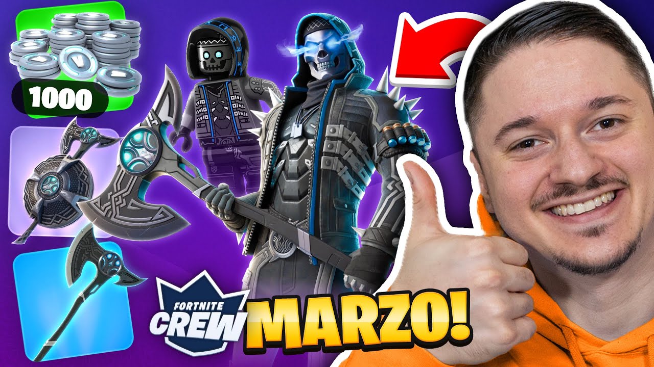 FINALMENTE UNA CREW DI FORTNITE BELLA ?! - CREW DI MARZO