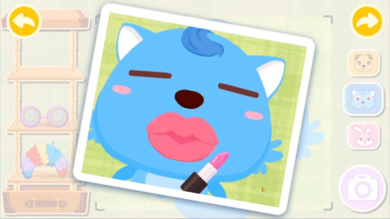 Little Panda's Photo Shop｜Role-playing, creative collocation-BabyBus Kids Games