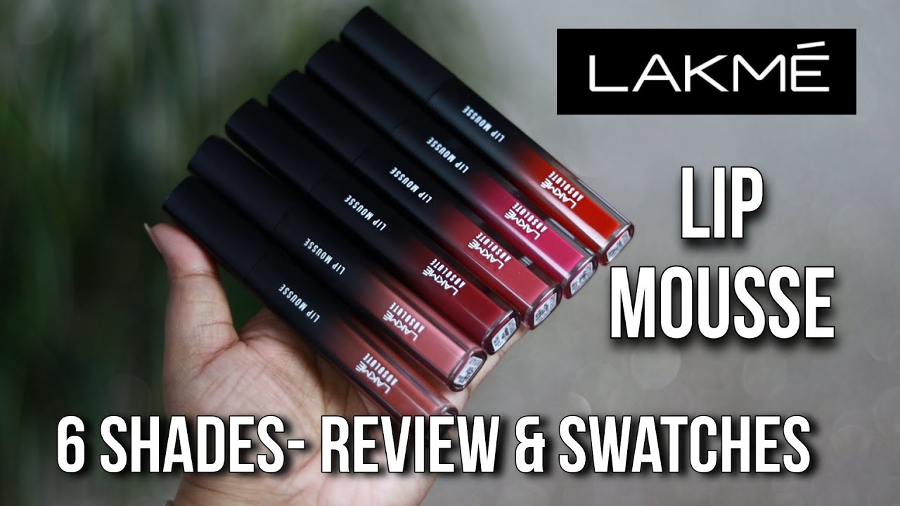*Новинка* LAKME LIP MOUSSE LIPCOLORS||6 оттенков|| ОБЗОР И СВОТЧИ| С макияжем и без #неспонсируемый