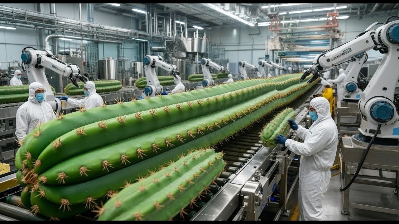 Cactus Farming EXPOSED The Shocking Truth About Massive Cactus Stem Production