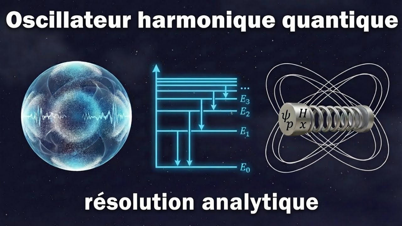 Oscillateur harmonique quantique : résolution analytique