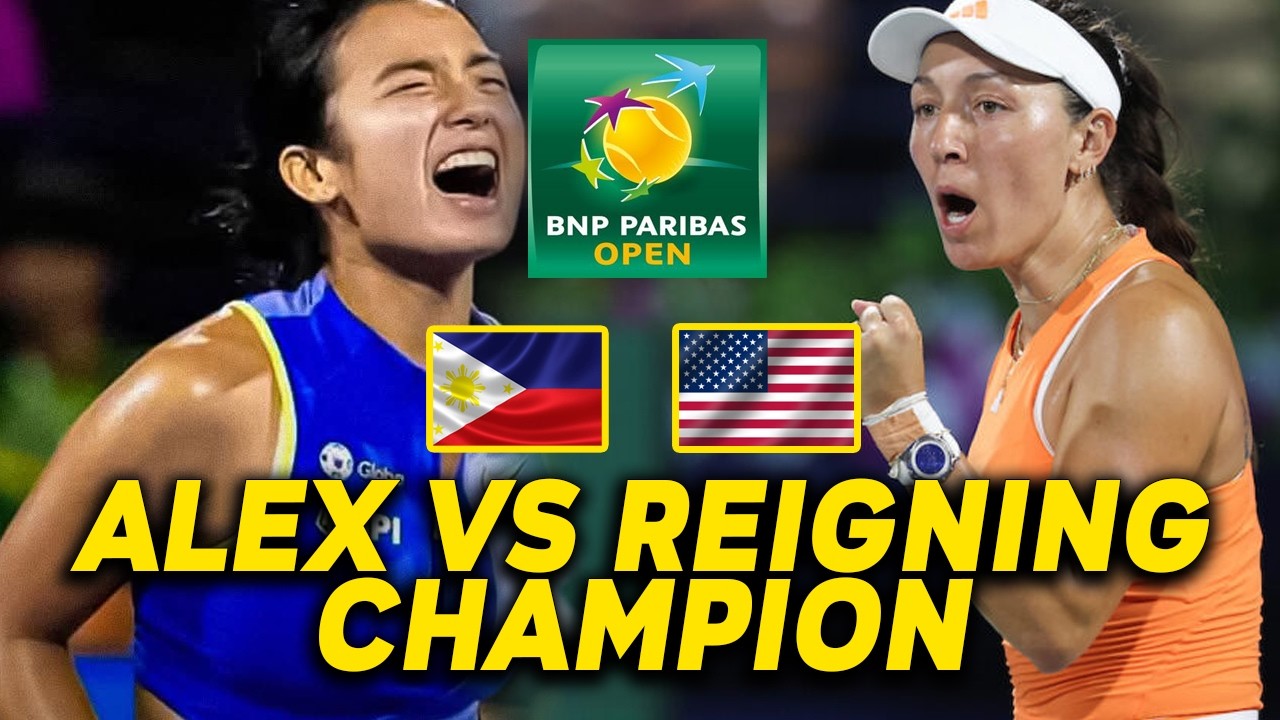 BUONG USA GINULAT! ALEXANDRA EALA VS REIGNING DUBAI OPEN CHAMPION JESSICA PEGULA | INDIAN WELLS OPEN