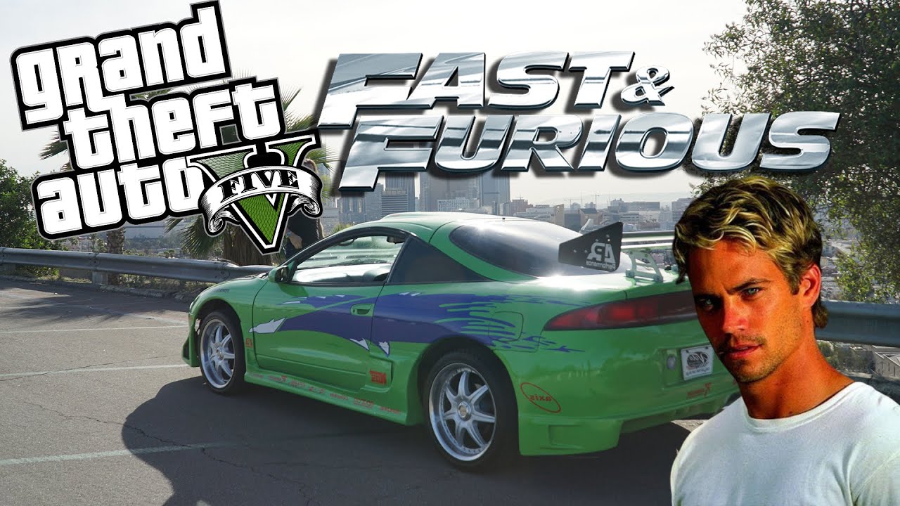 FAST AND FURIOUS DANS GTA5 : AVOIR LA MITSUBISHI ECLIPSE DE BRIAN O'CONNOR - Mrjksaw