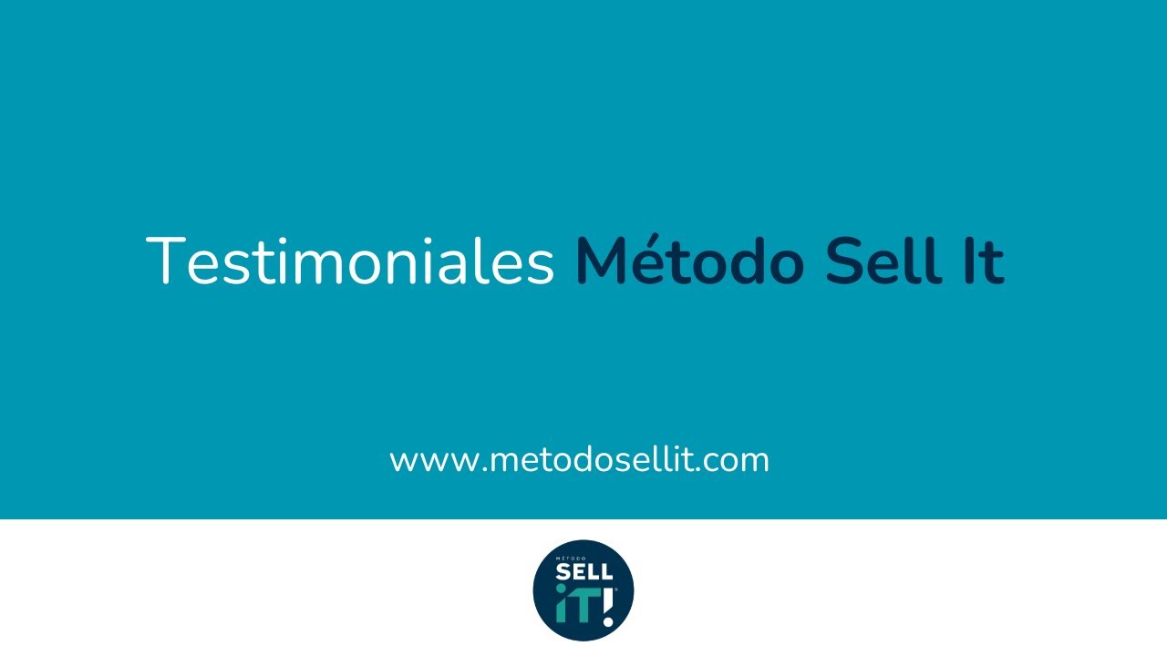 Testimoniales M&eacute;todo Sell It