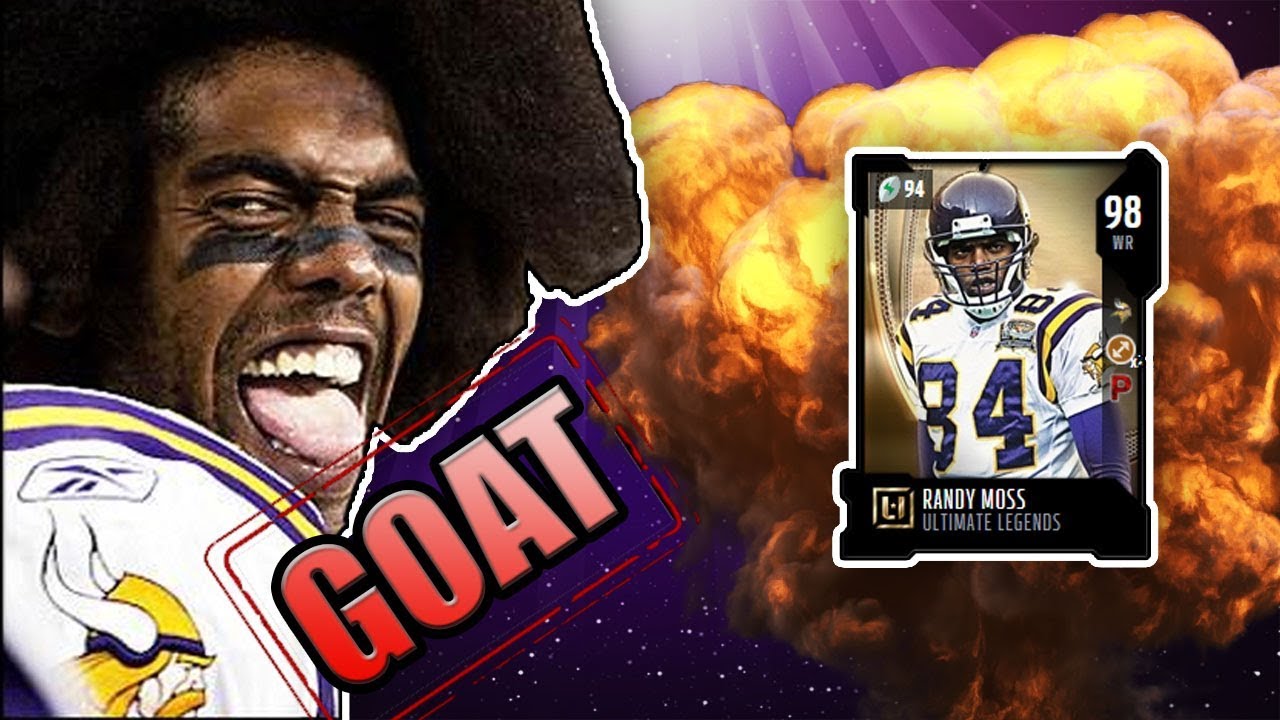 Madden NFL 18: 99 SPEED ULTIMATE LEGEND RANDY MOSS = GOAT!