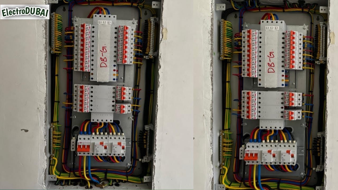DB Dressing Kya Hota Hai | Electrical Work In Dubai | ElectroDubai | @electricsciencetrick