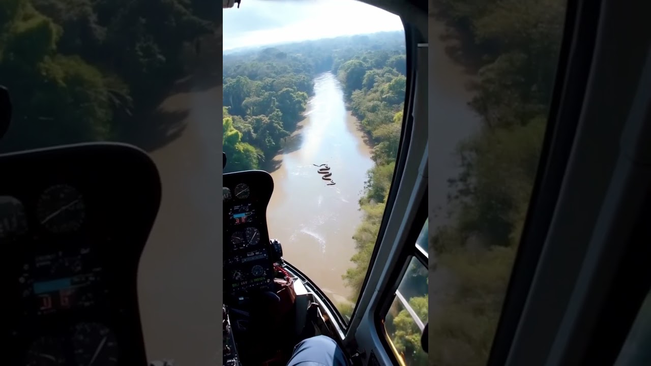 Giant Python Discovered in Amazon Jungle #wildlifeentertainment #wildlifeshorts #animalfacts