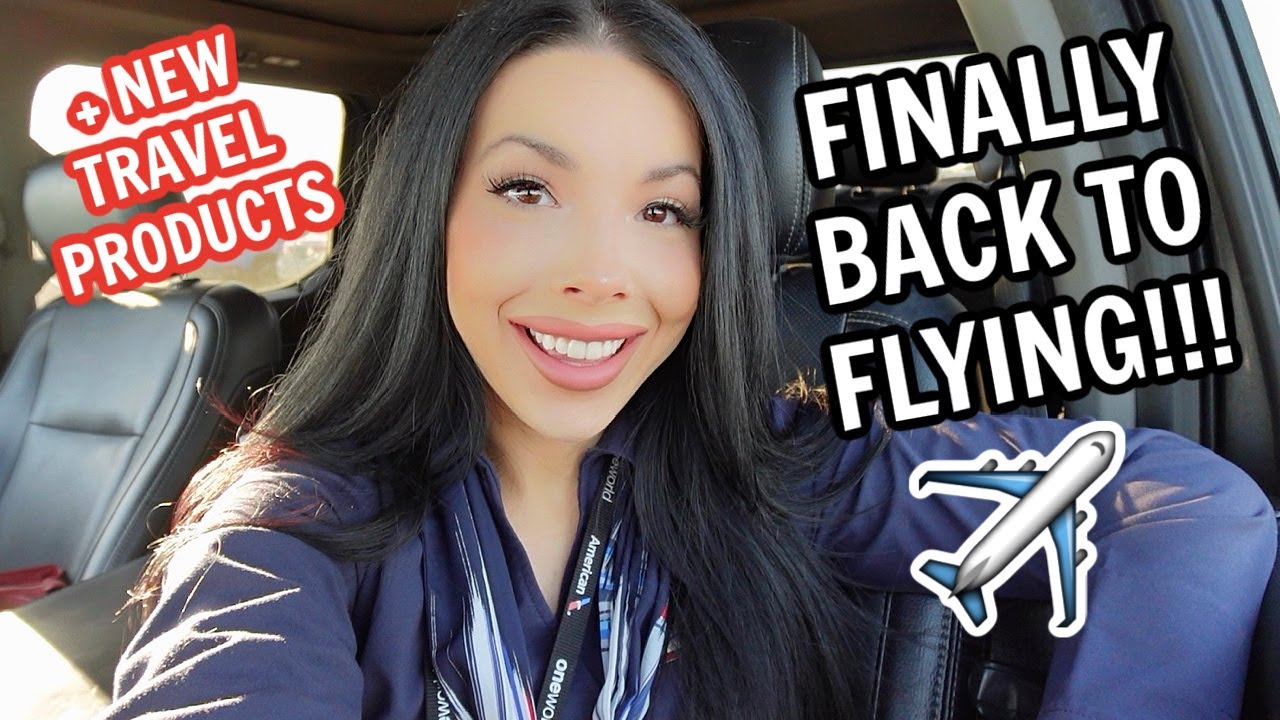 Flight Attendant Life - BACK TO FLYING + TRYING OUT NEW TRAVEL ESSENTIALS ✈️
