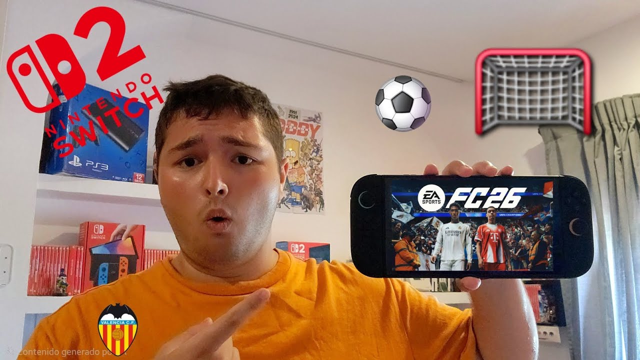 Probamos el polémico EA Sports FC26 para Nintendo Switch 2-Unboxing+primeras sensaciones