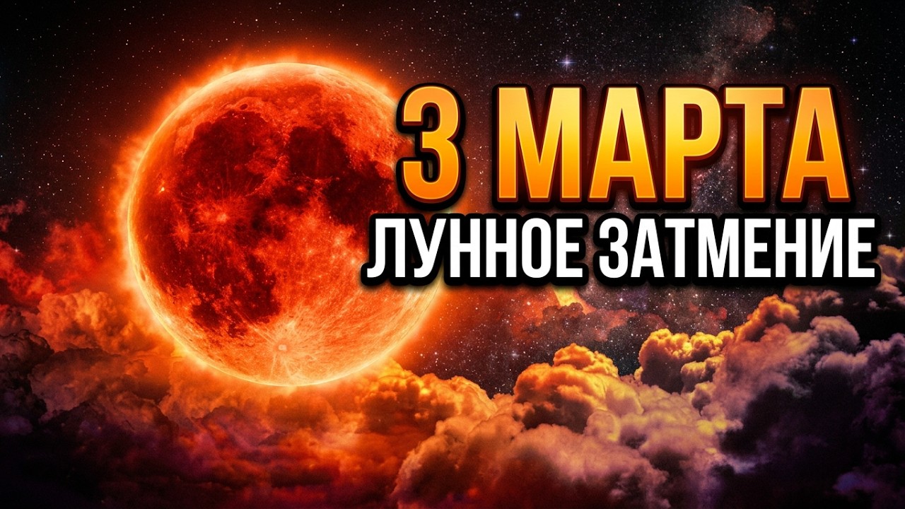 Лунное затмение 3 марта 2026