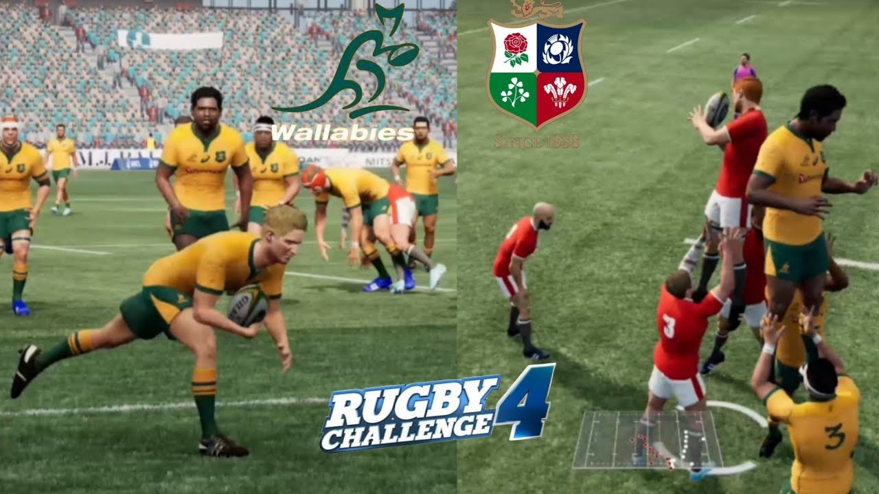 BRITISH & IRISH LIONS vs AUSTRALIA | 2nd Test | Lions Tour Australia 2025 | Rugby Challenge 4