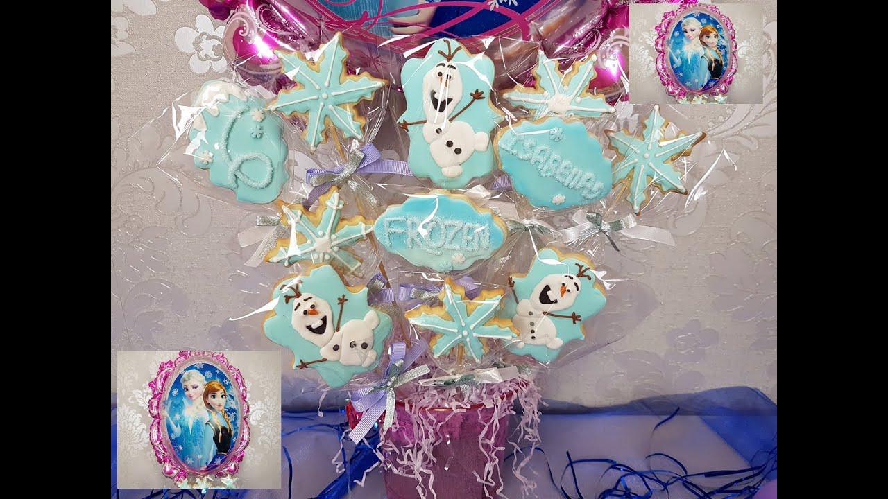 Bouquet de Galletas con globo😍🎈/ Balloon cookie bouquet😉