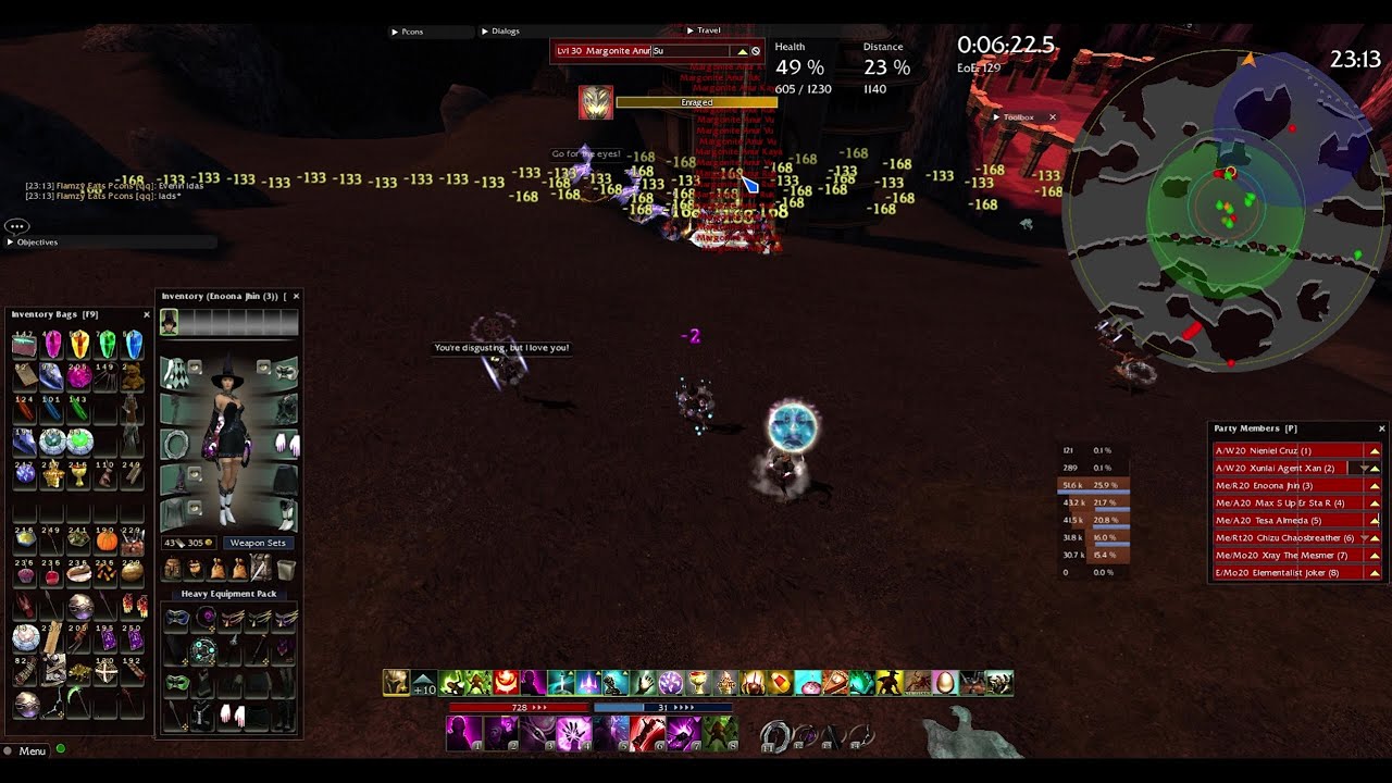 Guild Wars DoA VoR 19:40 min (5 Mesmer Casual)