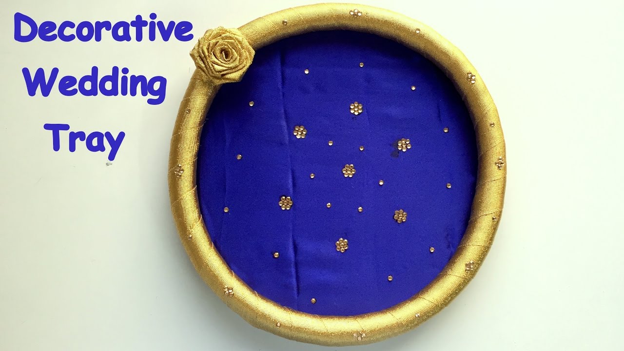 Diwali Thali Decoration | Laxmi Pooja Tray | Aarti Plate with kumkum and chawal | Wedding Decoration