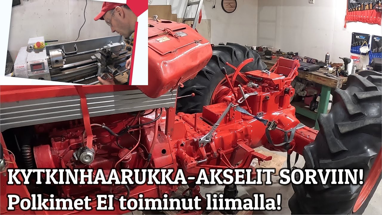 Valmet 565.2 - Remontinkorjuu, Kytkinpolkimet uusiksi!