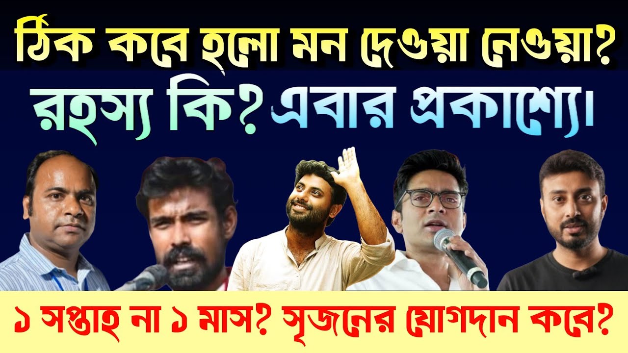 TMC তে প্রতীকুর থেকে সৃজনের যোগদান জল্পনা - সব প্রকাশ্যে! Pratikur Rahaman | Srijan Bhattacharya 