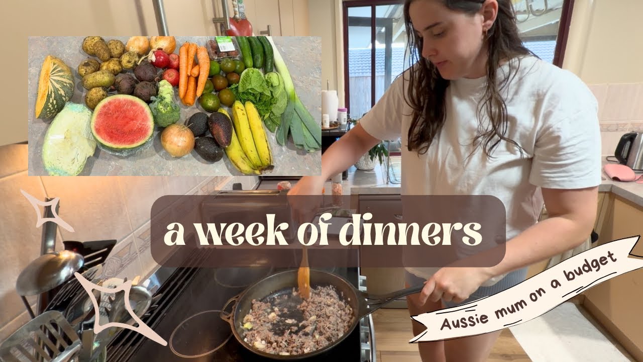 a week of dinners with my produce box | Aussie mum on a budget 🏡