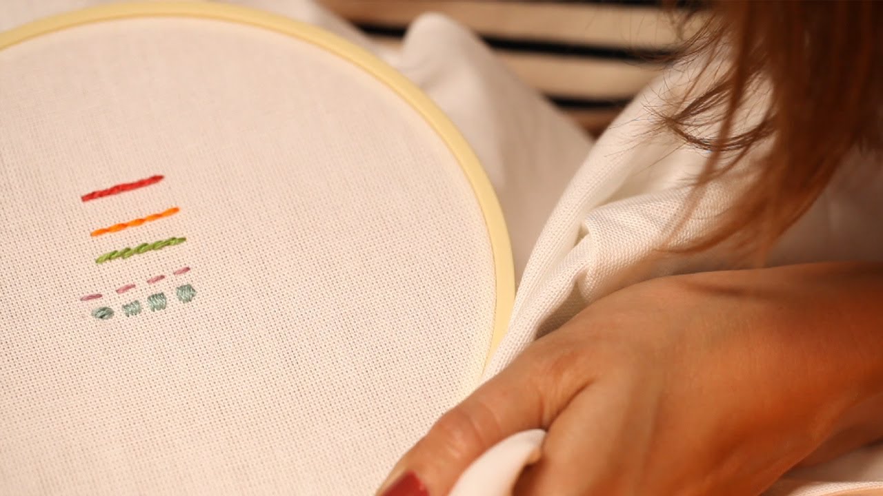 5 Most Common Embroidery Stitches