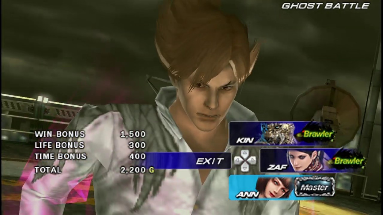 Tekken 6 (PSP) - Lars Alexandersson Ghost Battle (10 Battles, Ultra Hard)