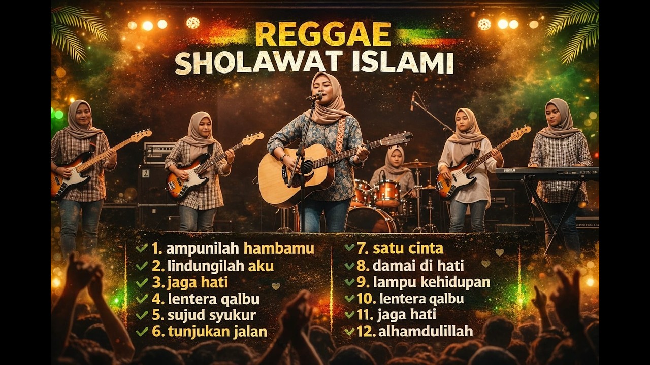 Full Album Reggae Sholawat Islami Terbaru 2026 - Musik Penyejuk Hati Paling Santai