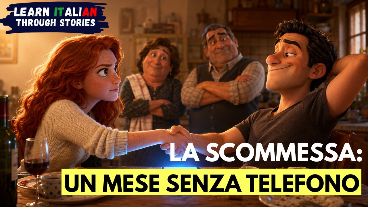 Ho scommesso con mio fratello: un mese senza telefono 😱 | Italian B1 Story