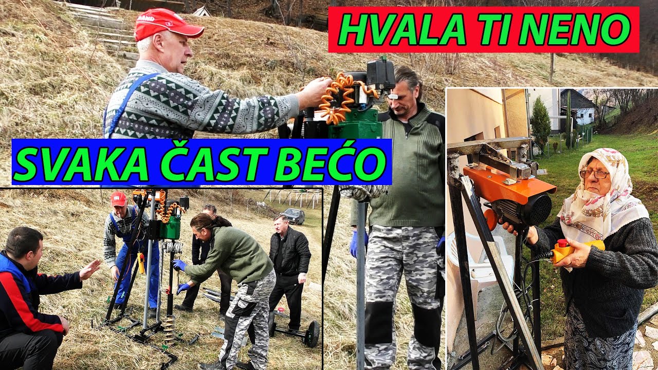 BEĆIR I NENA IZ KAKNJA ISPUNILI DATO OBEĆANJE RIČIJU, NAPRAVILI SU MU MAŠINU ZA BUŠENJE  BUNARA