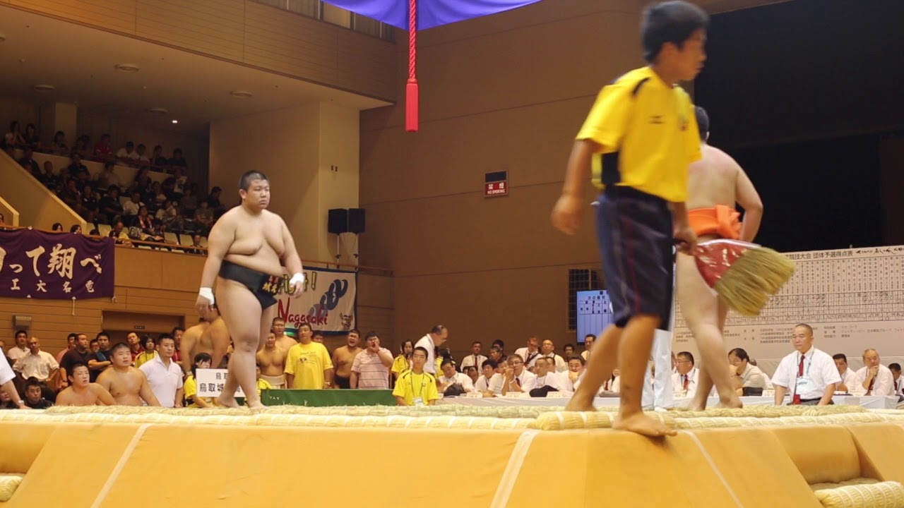 2013 インターハイ 平戸 相撲 団体決勝戦 鳥取城北-埼玉栄