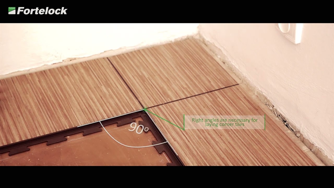 Fortelock Business | Installation instructions for PVC tiles EN