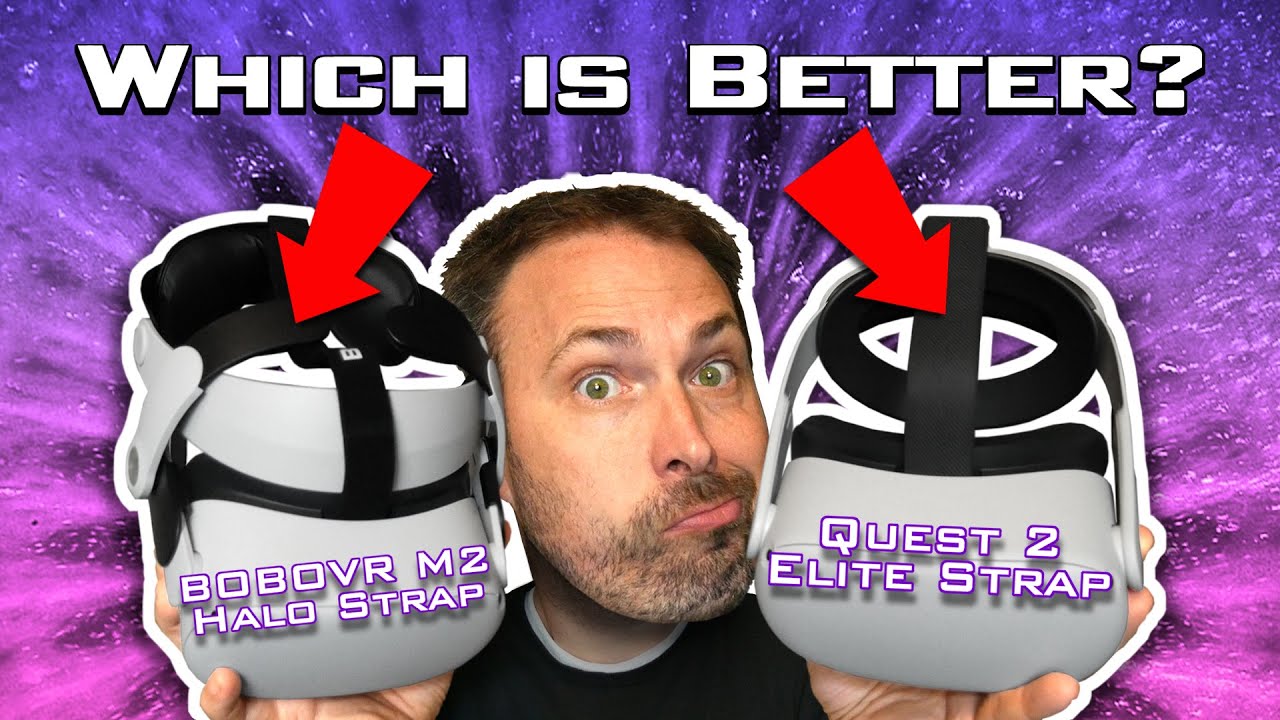 The Quest 2's Head Strap Sucks! - BoboVR M2 Halo Strap VS Quest 2 Elite Strap