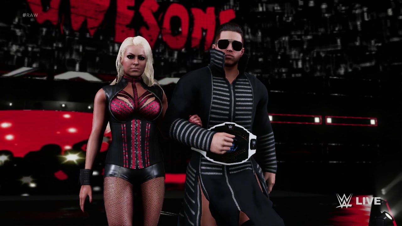 WWE 2K18 The Miz and Maryse Entrance