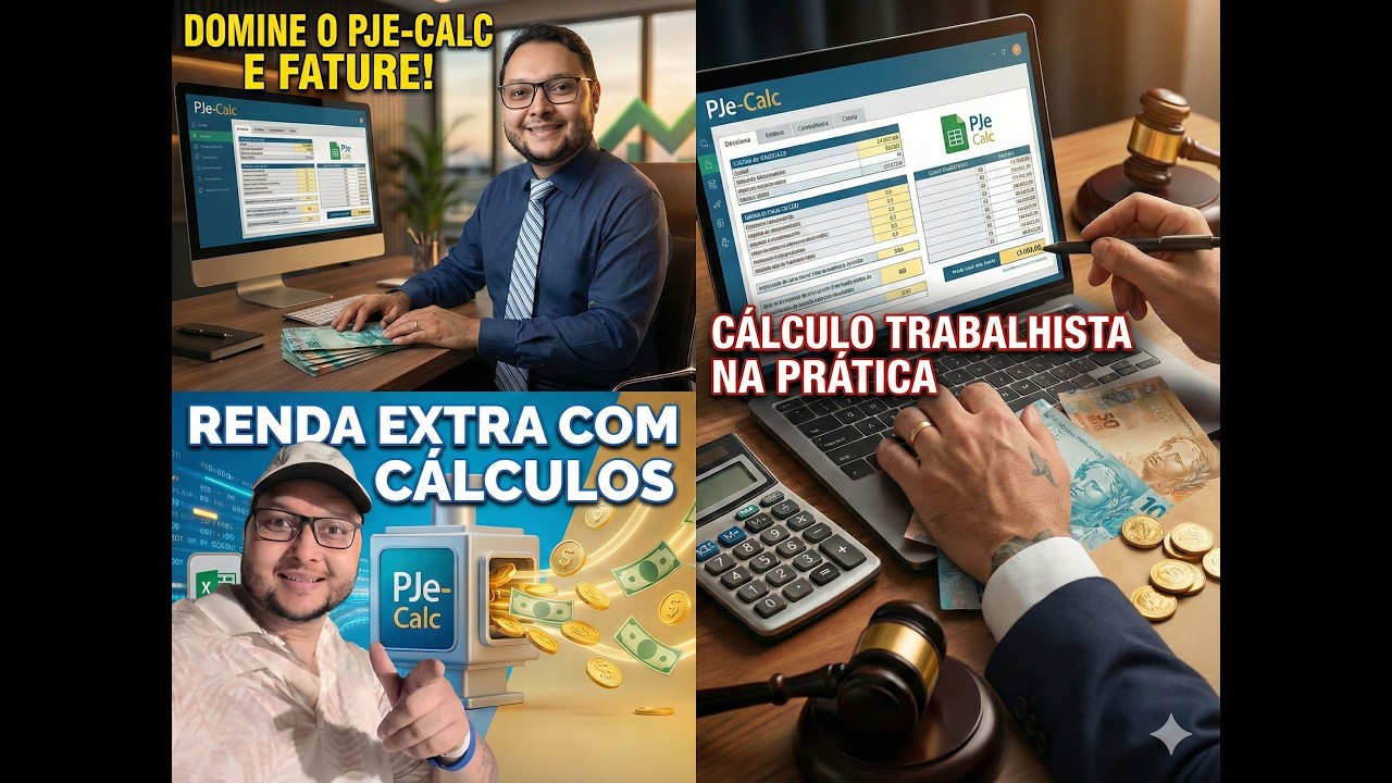 Domine o PJe-Calc e Fature: Curso Prático de Liquidação de Sentença