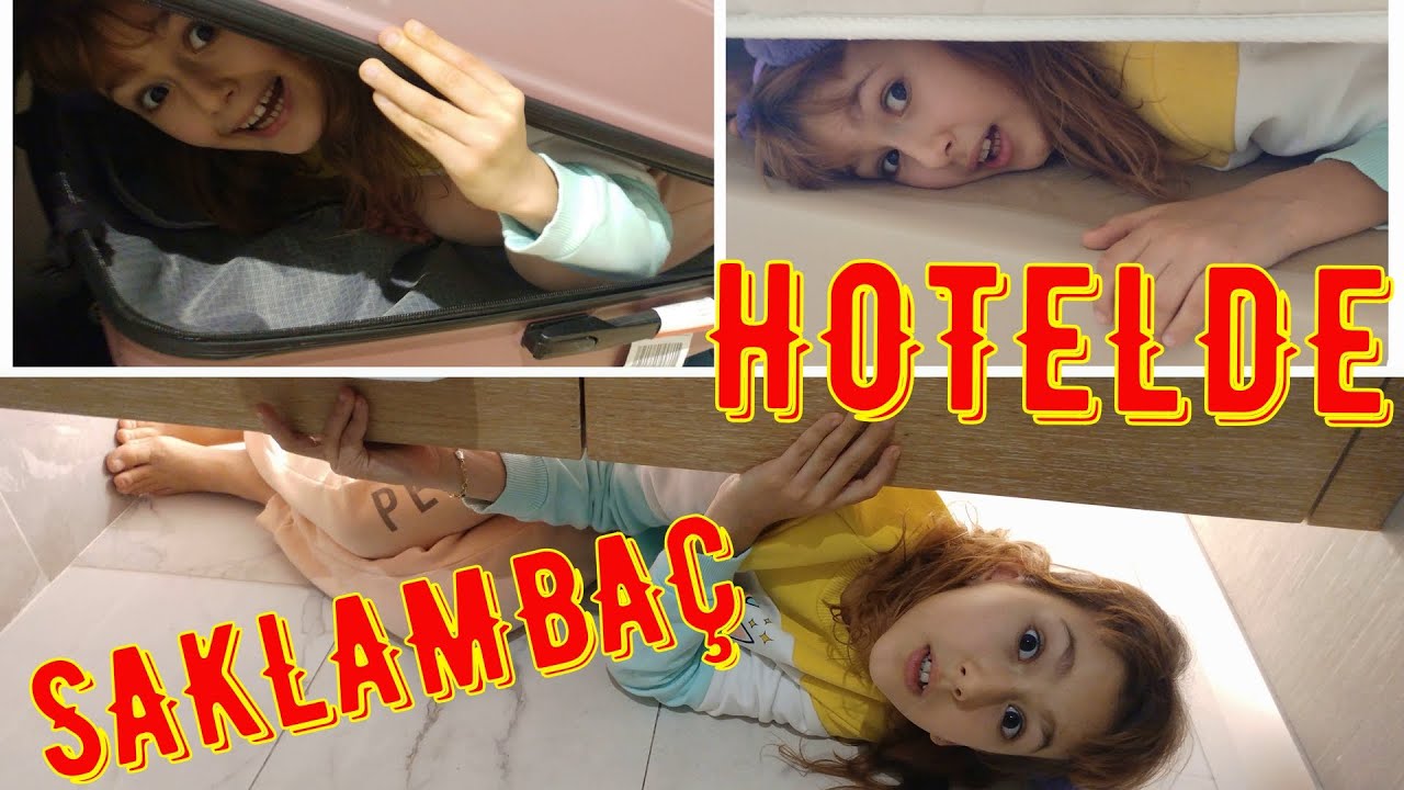 Hotel Odasında Saklambaç   Elif ile Eğlenceli Video #EvdeKal #SendeOyna #SendeYap