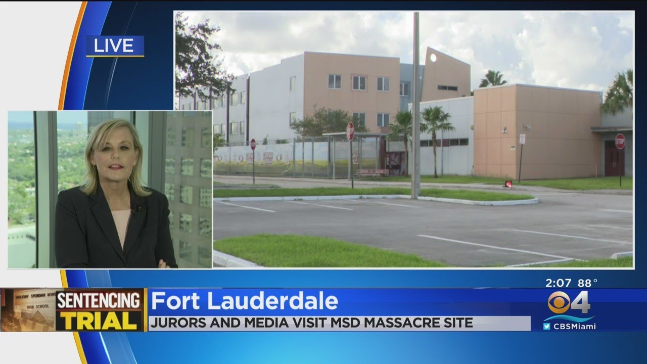 Parkland gunman sentencing trial, jury toured the school