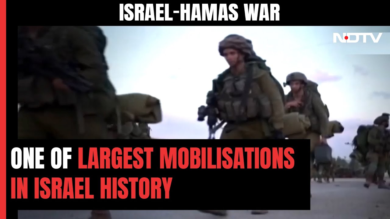 Massive Mobilisation On Gaza Border As Israel Prepares For Ground Offensive