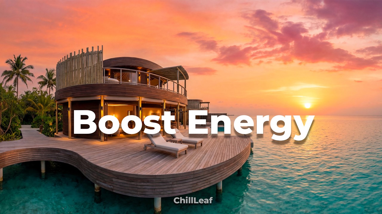 Boost Energy ☀️ Smooth Tropical Chillout Music for Productivity | ChillLeaf