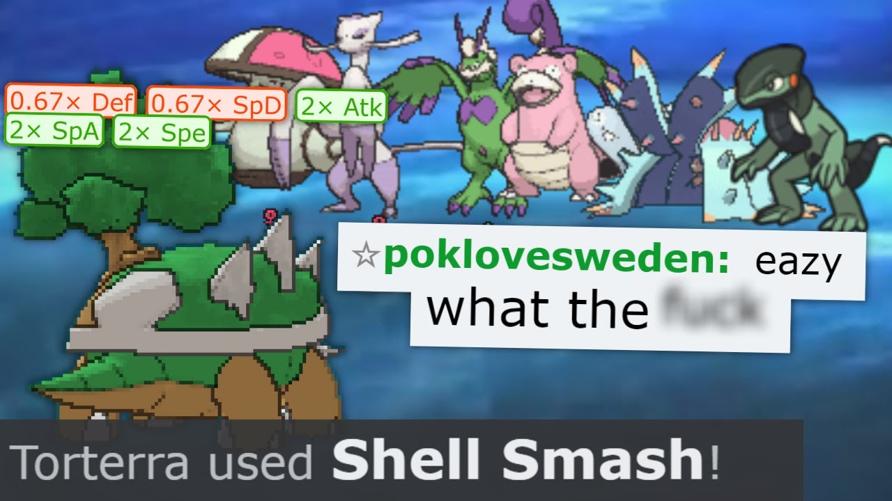 Shell Smash Torterra (pokemon showdown SWEEP)