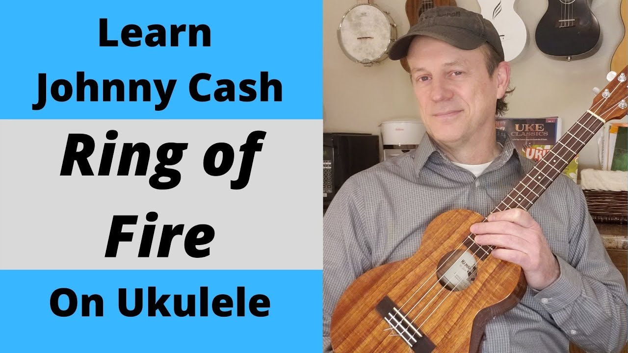 Johnny Cash Ring of Fire - Easy Ukulele Tutorial