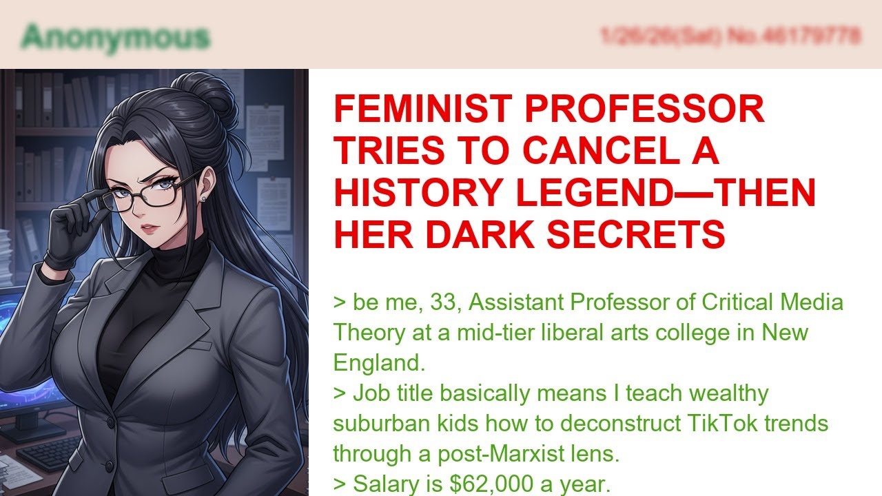 Feminist Professor Tries To Cancel A History Legend—Then Her Dark Secrets Leaked!