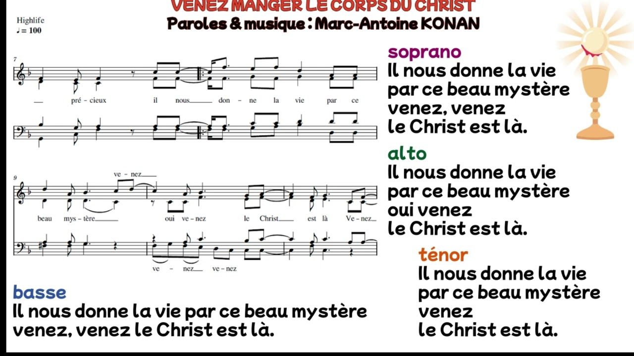 TUTTI - VENEZ MANGER LE CORPS DU CHRIST (Marc-Antoine KONAN)