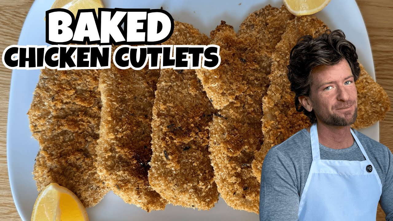 How to Make Crispy Baked Chicken Cutlets | Easy Italian Recipe