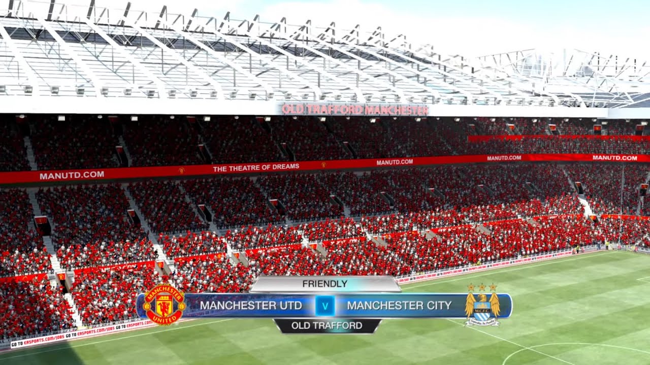 FIFA 12 (PS3) Gameplay - Manchester United vs Manchester City