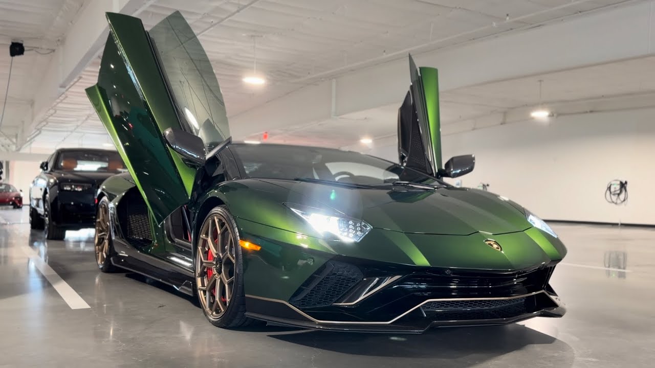 Rare Verde Ermes Aventador Ultimae – The Most Beautiful Green Lamborghini Ever?! Full Reveal